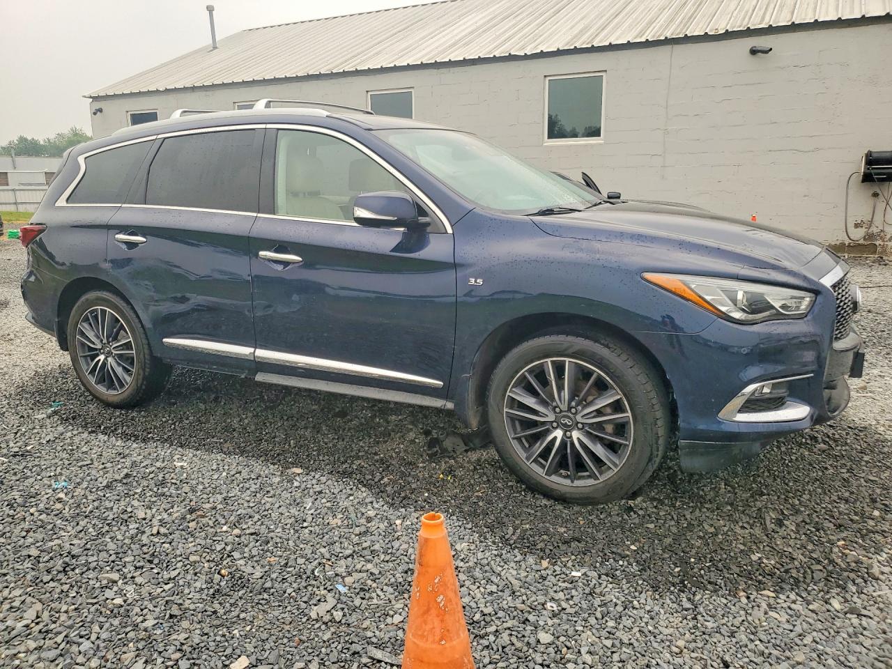2017 Infiniti Qx60 Base Blue vin: 5N1DL0MMXHC525028