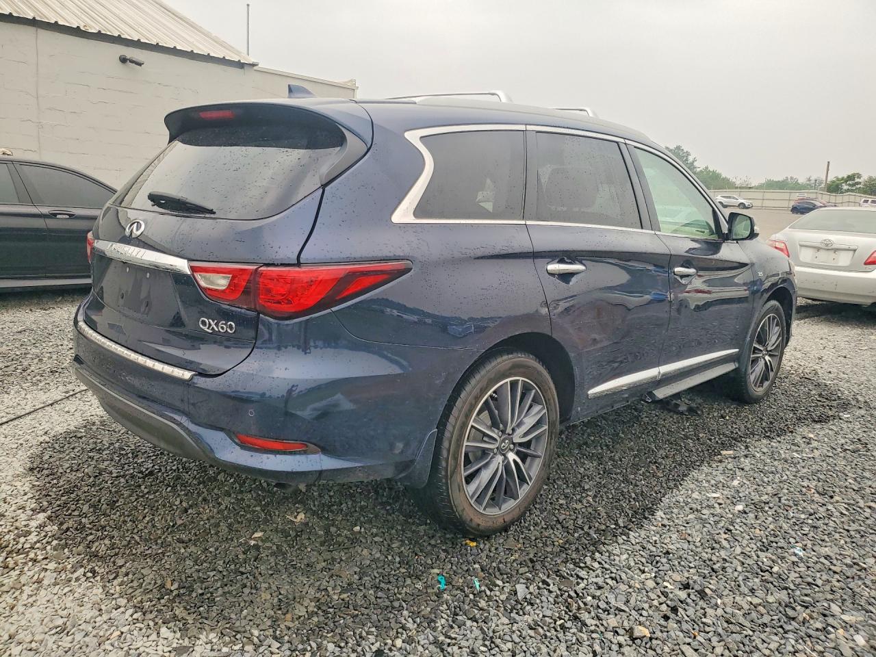 2017 Infiniti Qx60 Base Blue vin: 5N1DL0MMXHC525028