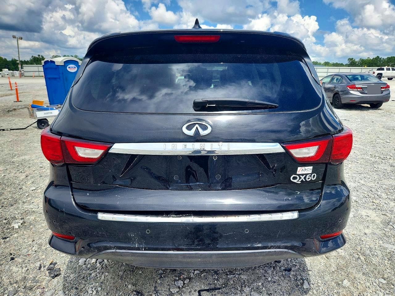 2017 Infiniti Qx60 Base Black vin: 5N1DL0MMXHC545554
