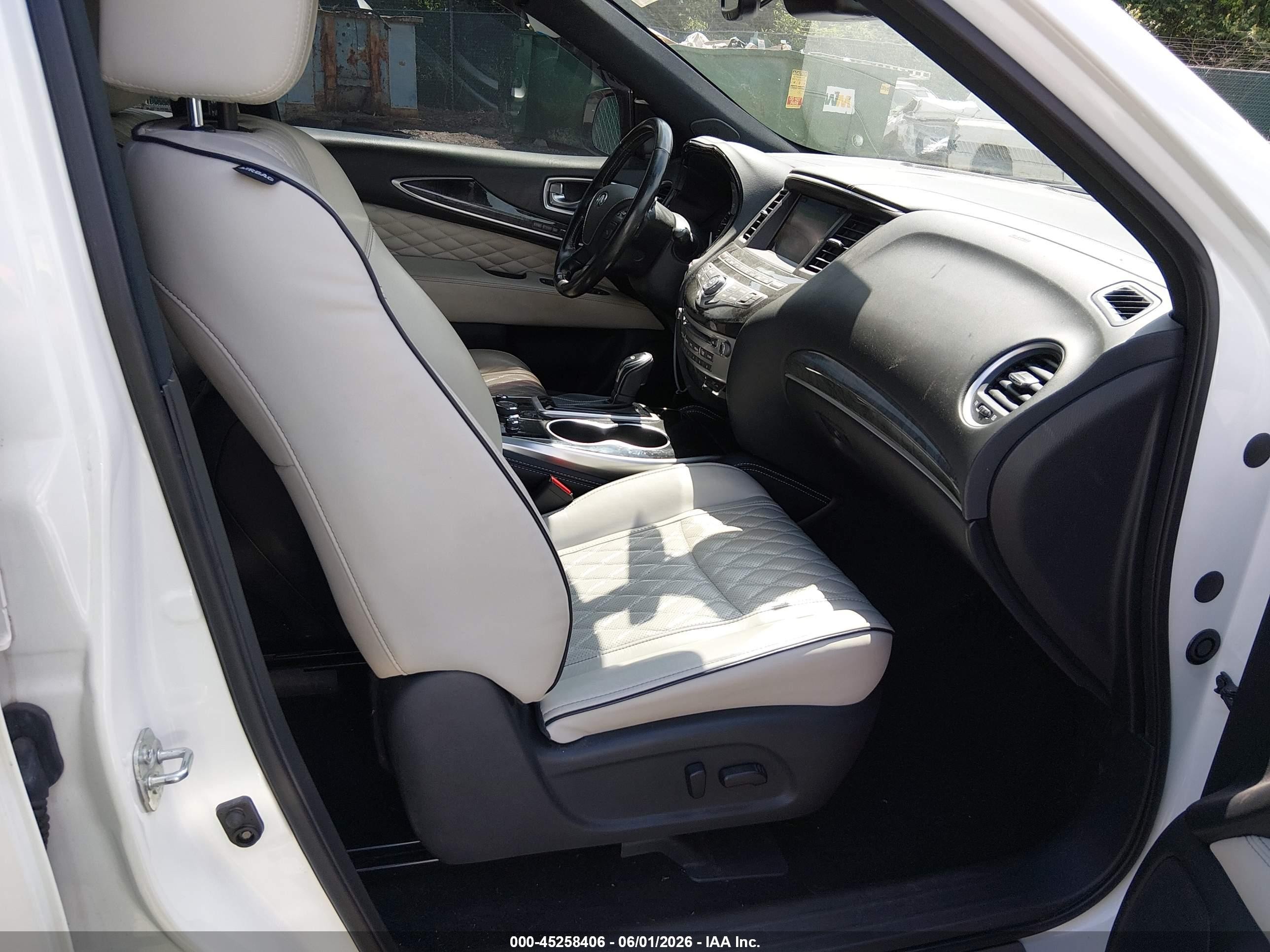 2019 Infiniti Qx60 Luxe White vin: 5N1DL0MMXKC508527