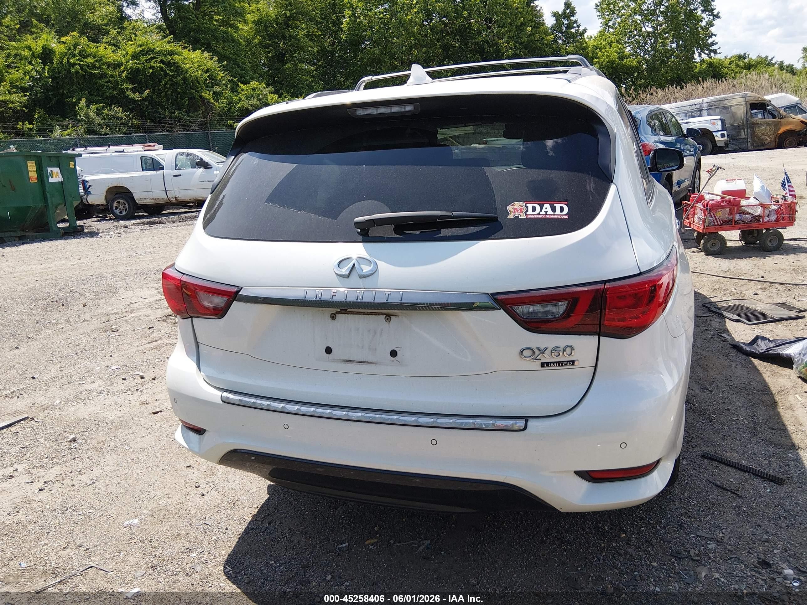 2019 Infiniti Qx60 Luxe White vin: 5N1DL0MMXKC508527