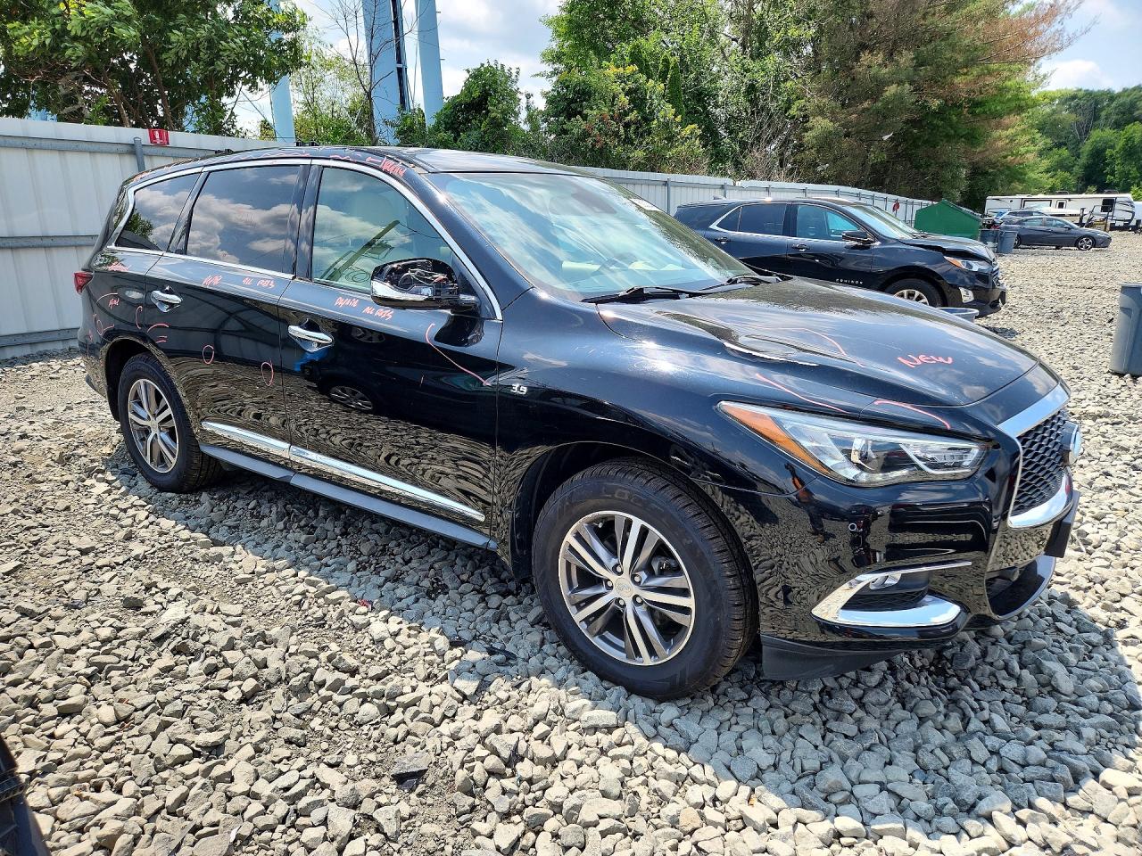 2020 Infiniti Qx60 Luxe Black vin: 5N1DL0MMXLC504043