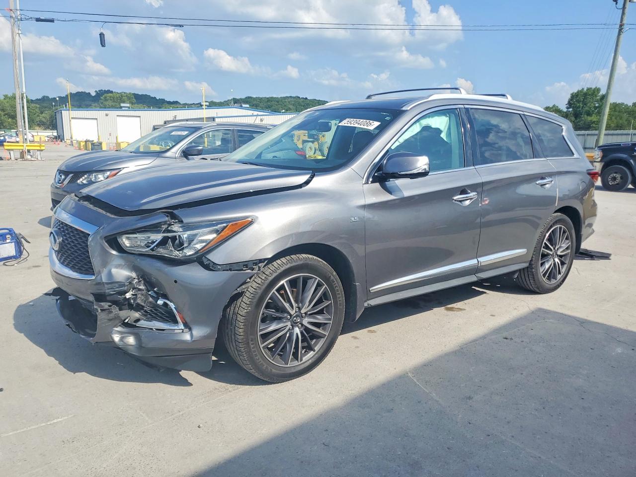 2020 Infiniti Qx60 Luxe Silver vin: 5N1DL0MMXLC524826