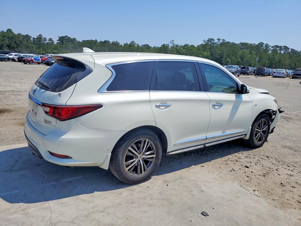 2017 Infiniti Qx60 Base White vin: 5N1DL0MN0HC524964