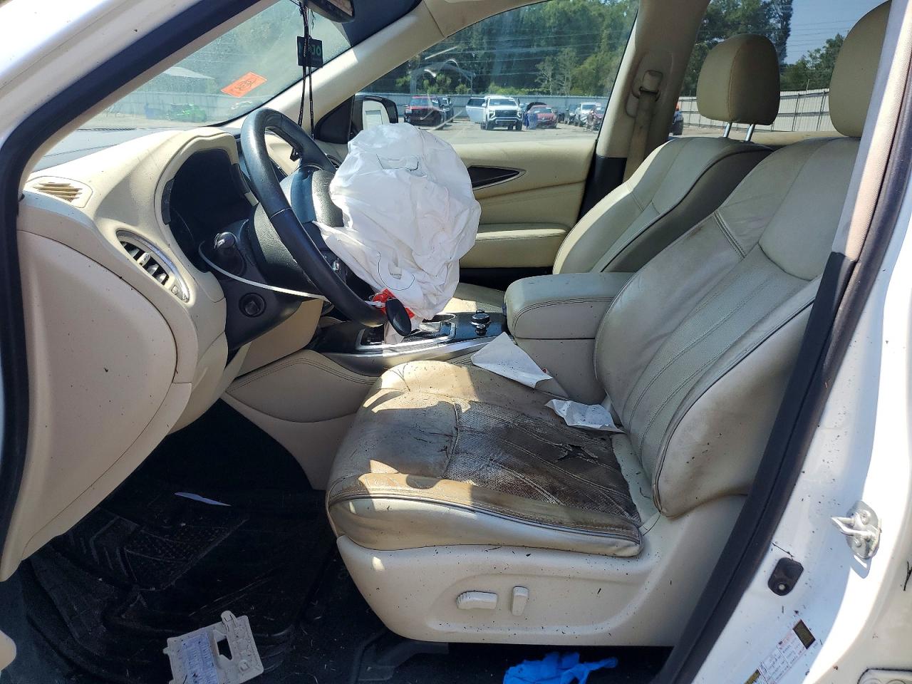 2017 Infiniti Qx60 Base White vin: 5N1DL0MN0HC524964