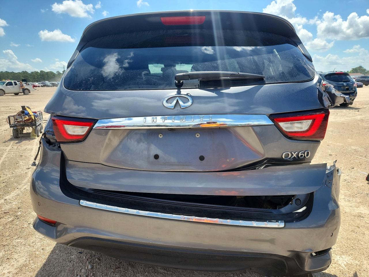 2017 Infiniti Qx60 Base Gray vin: 5N1DL0MN0HC553462
