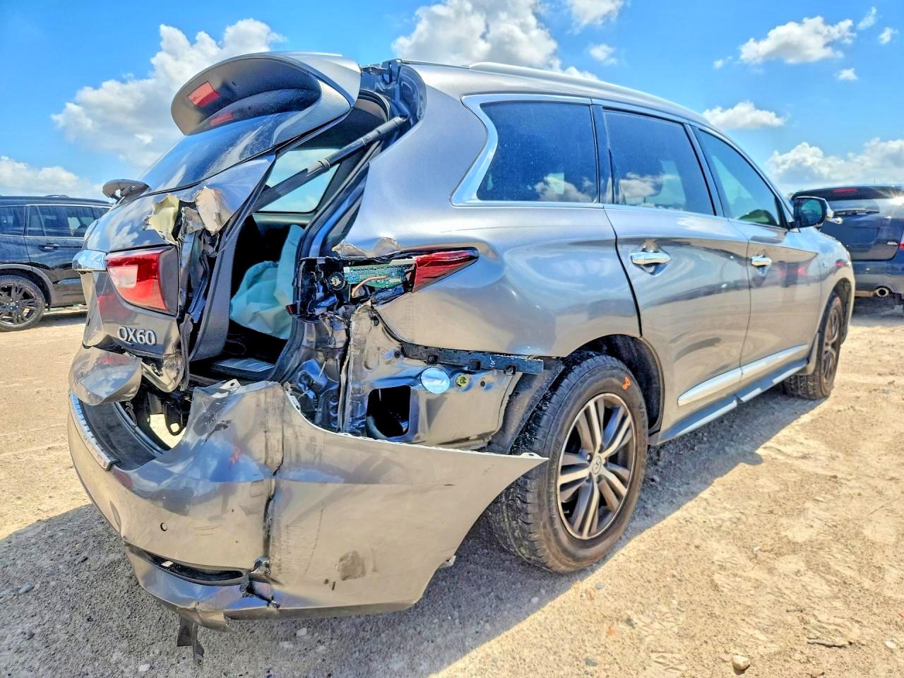 2017 Infiniti Qx60 Base Gray vin: 5N1DL0MN0HC553462