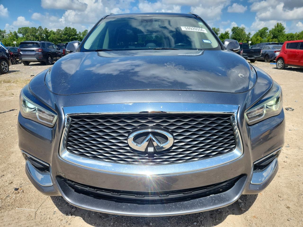 2017 Infiniti Qx60 Base Gray vin: 5N1DL0MN0HC553462