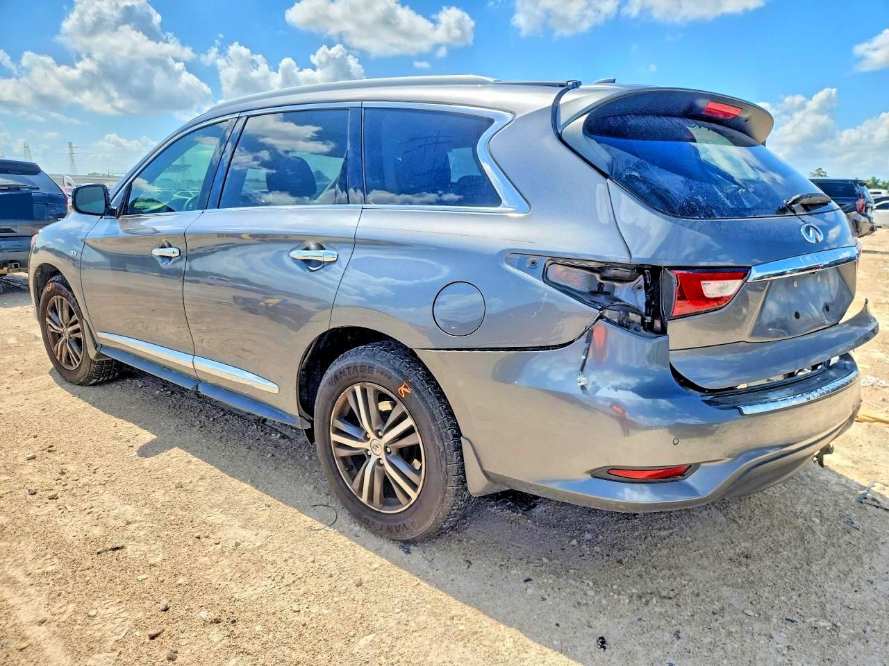 2017 Infiniti Qx60 Base Gray vin: 5N1DL0MN0HC553462