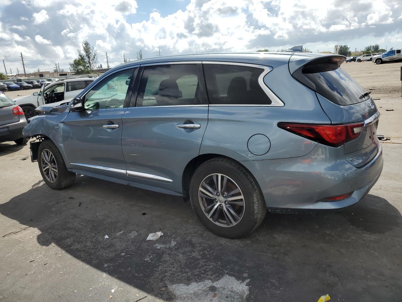 2018 Infiniti Qx60 Gray vin: 5N1DL0MN0JC533413