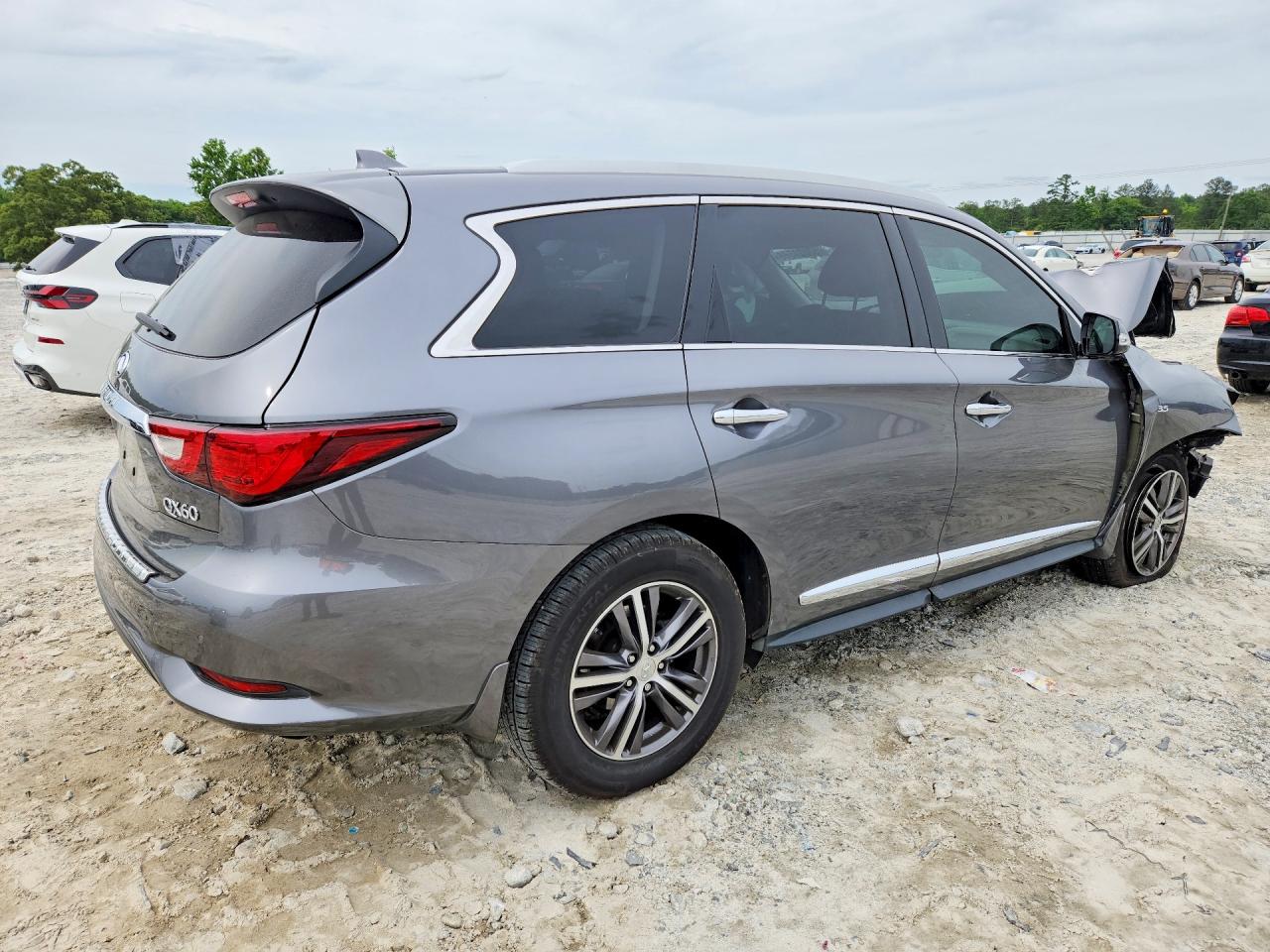 2017 Infiniti Qx60 Base Silver vin: 5N1DL0MN1HC501919