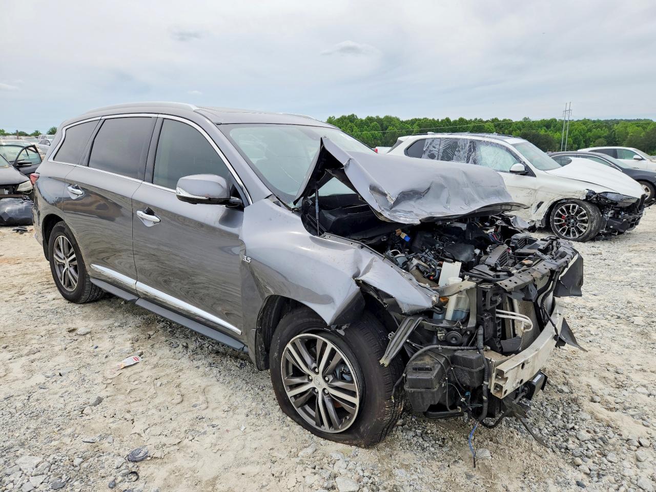 2017 Infiniti Qx60 Base Silver vin: 5N1DL0MN1HC501919