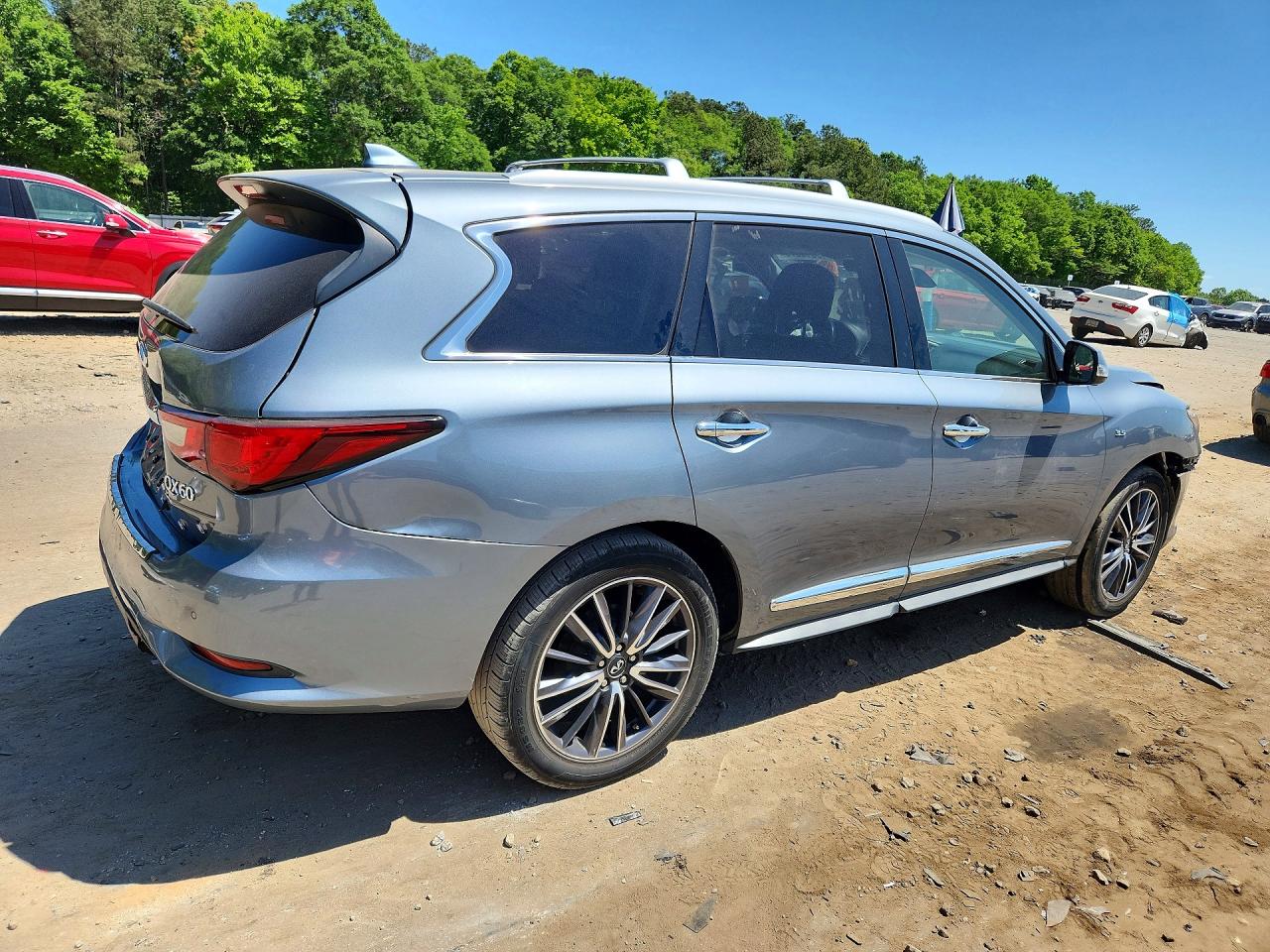 2017 Infiniti Qx60 Base Silver vin: 5N1DL0MN1HC511186