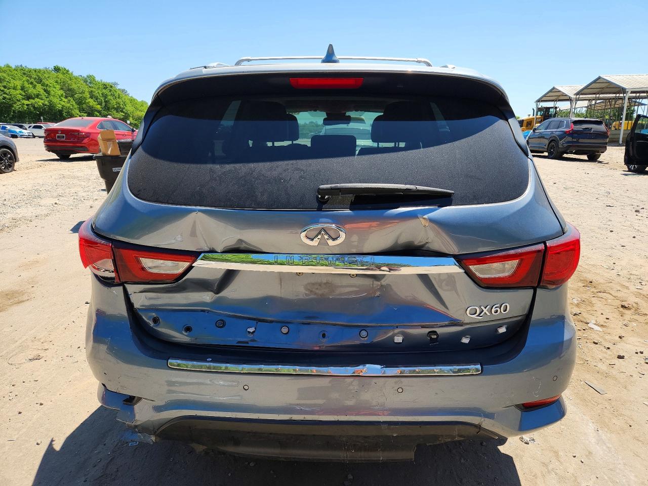2017 Infiniti Qx60 Base Silver vin: 5N1DL0MN1HC511186