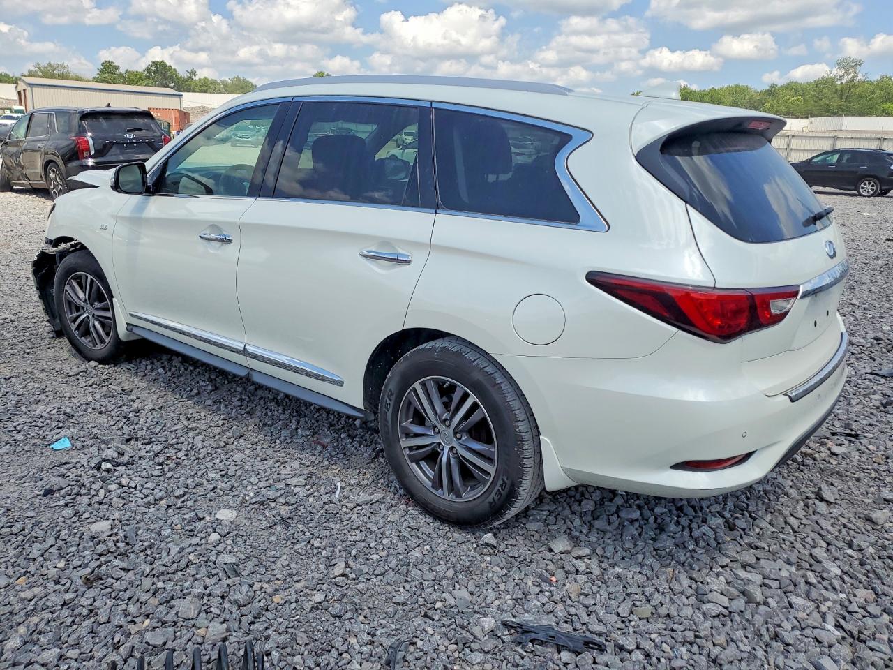 2017 Infiniti Qx60 Base White vin: 5N1DL0MN1HC548318
