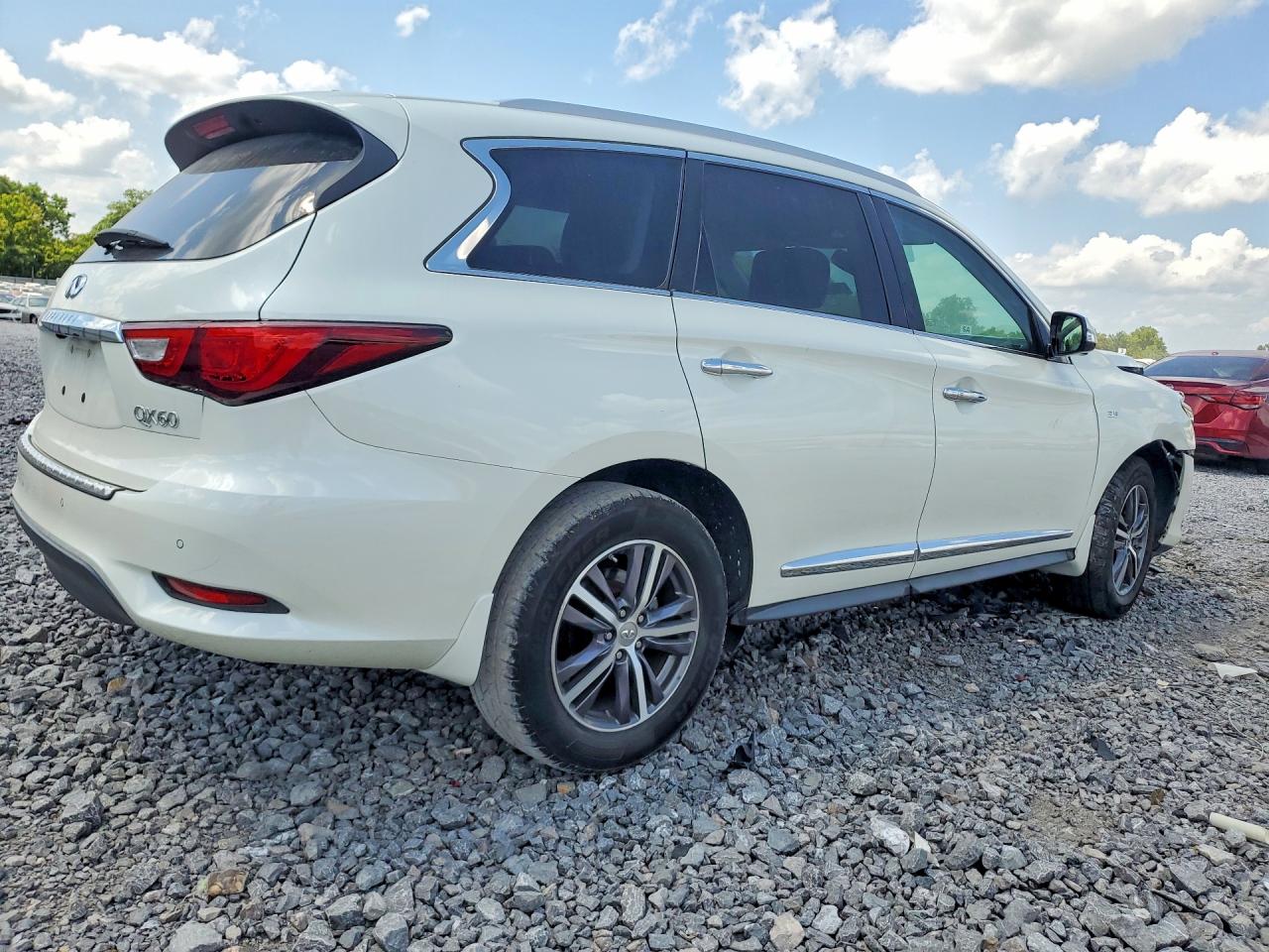 2017 Infiniti Qx60 Base White vin: 5N1DL0MN1HC548318