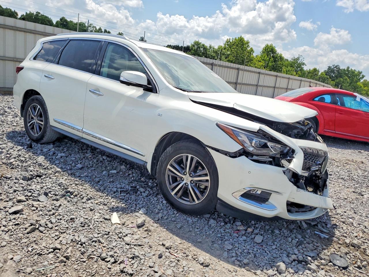 2017 Infiniti Qx60 Base White vin: 5N1DL0MN1HC548318