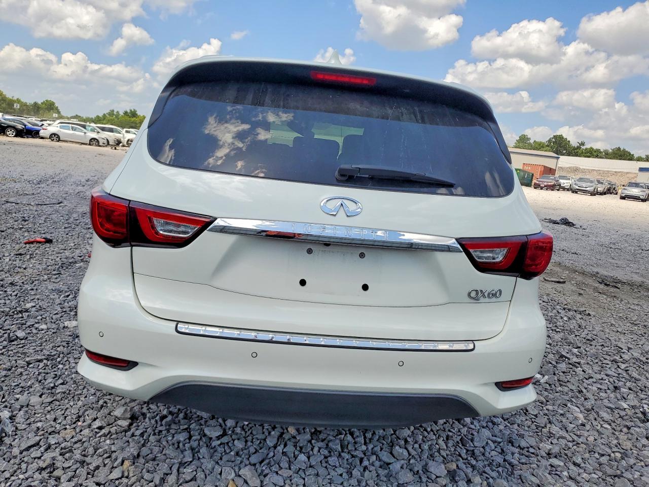 2017 Infiniti Qx60 Base White vin: 5N1DL0MN1HC548318