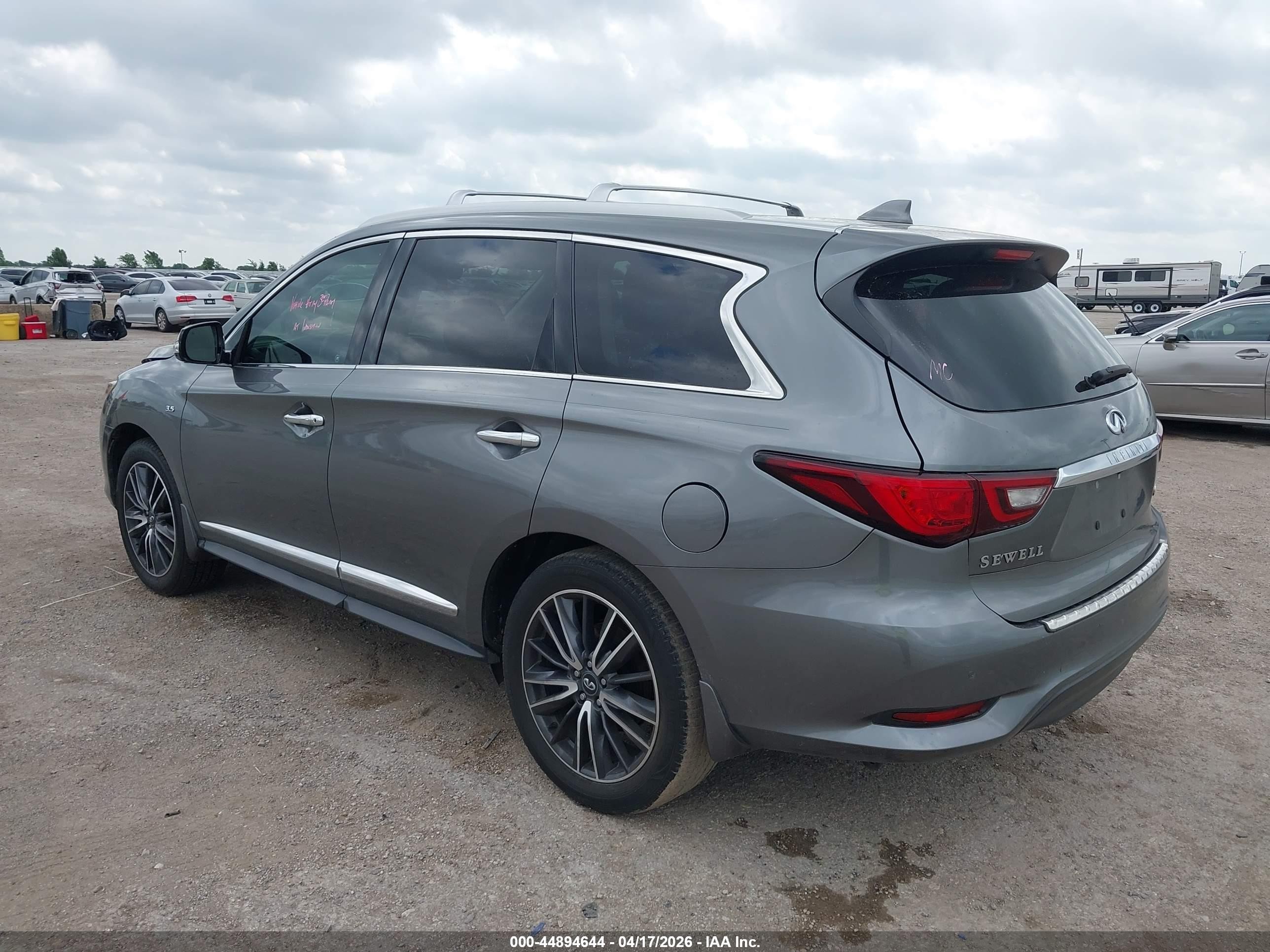 2020 Infiniti Qx60 Luxe Gray vin: 5N1DL0MN1LC543905