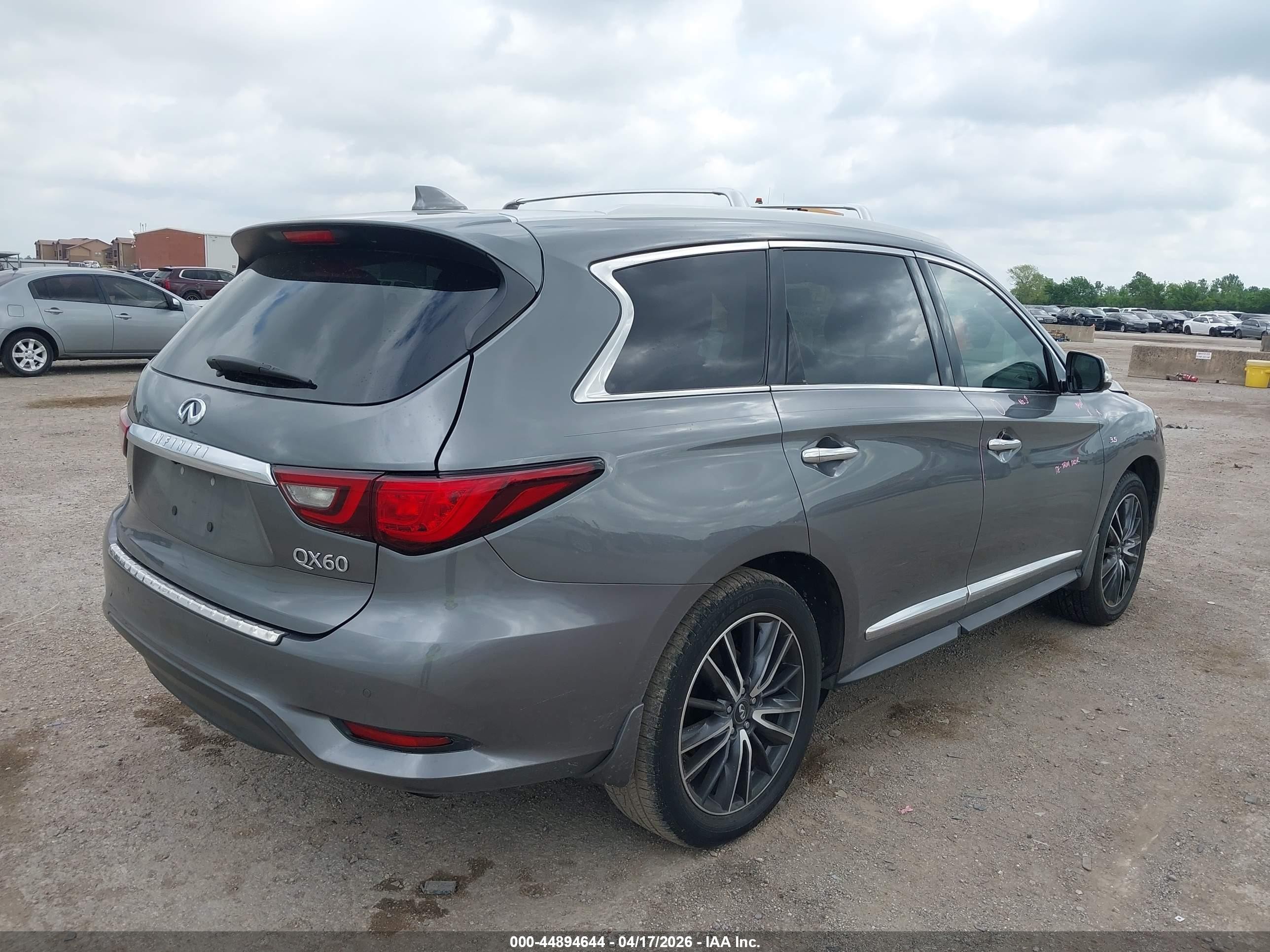 2020 Infiniti Qx60 Luxe Gray vin: 5N1DL0MN1LC543905