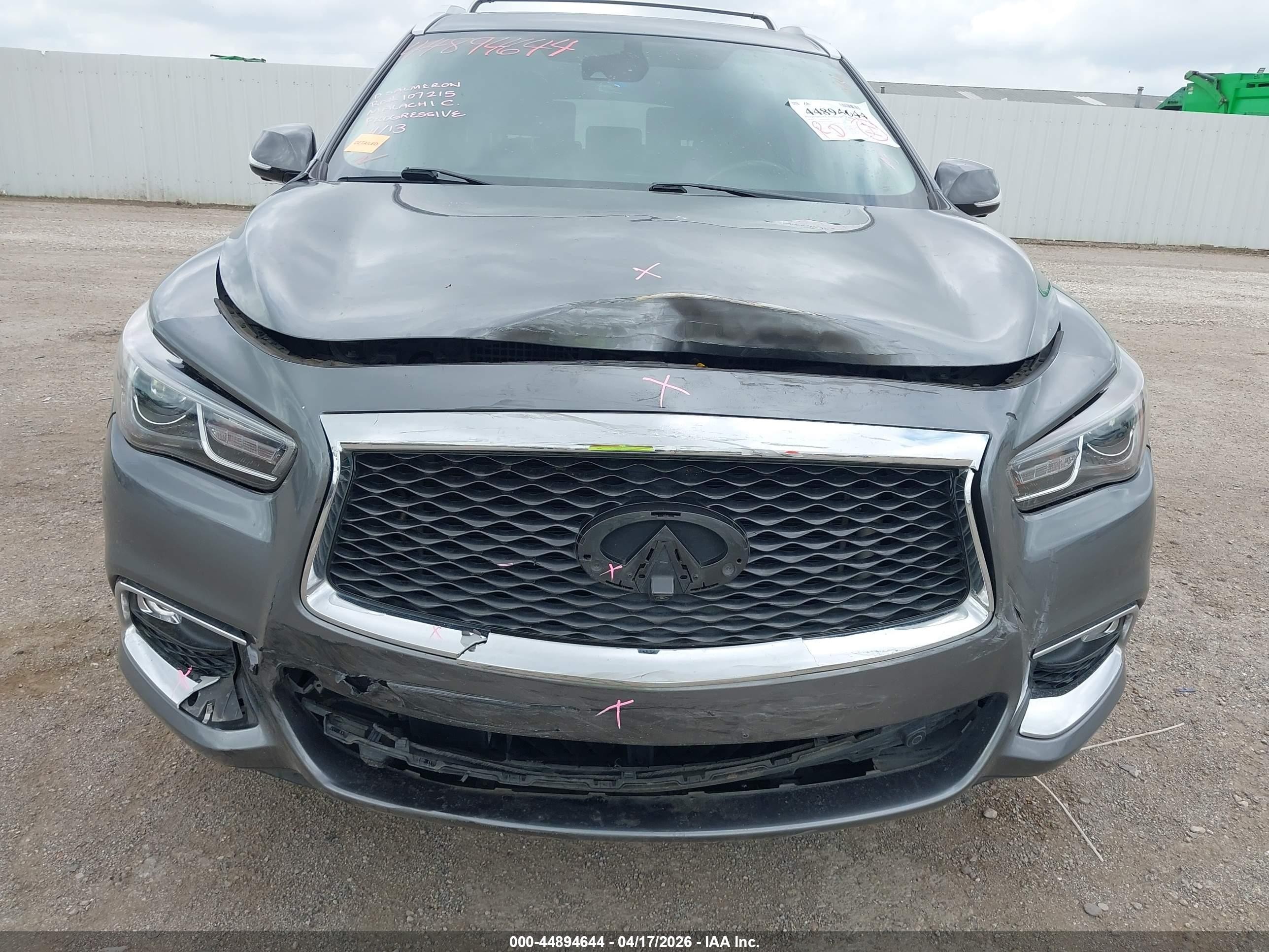 2020 Infiniti Qx60 Luxe Gray vin: 5N1DL0MN1LC543905