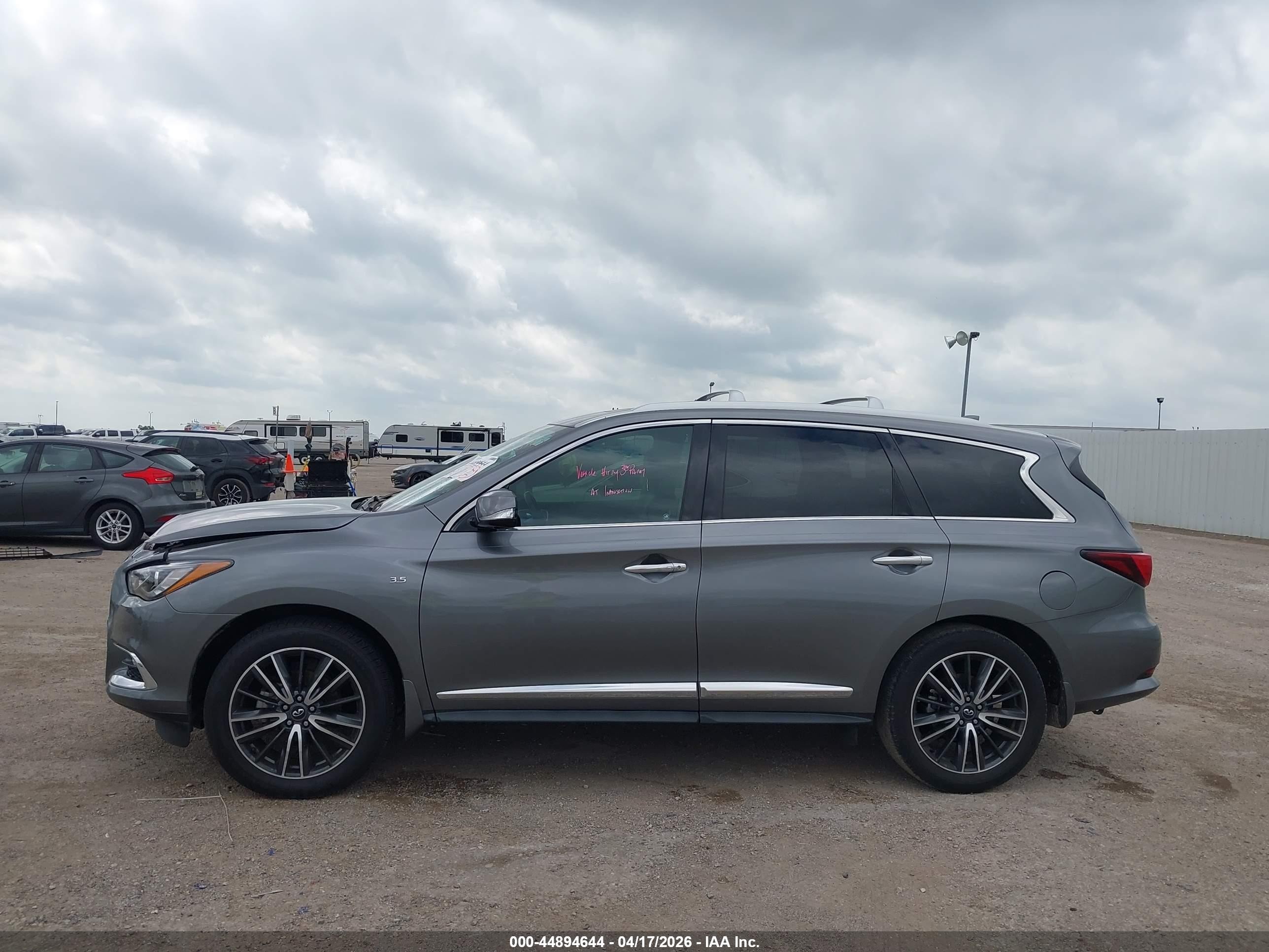 2020 Infiniti Qx60 Luxe Gray vin: 5N1DL0MN1LC543905