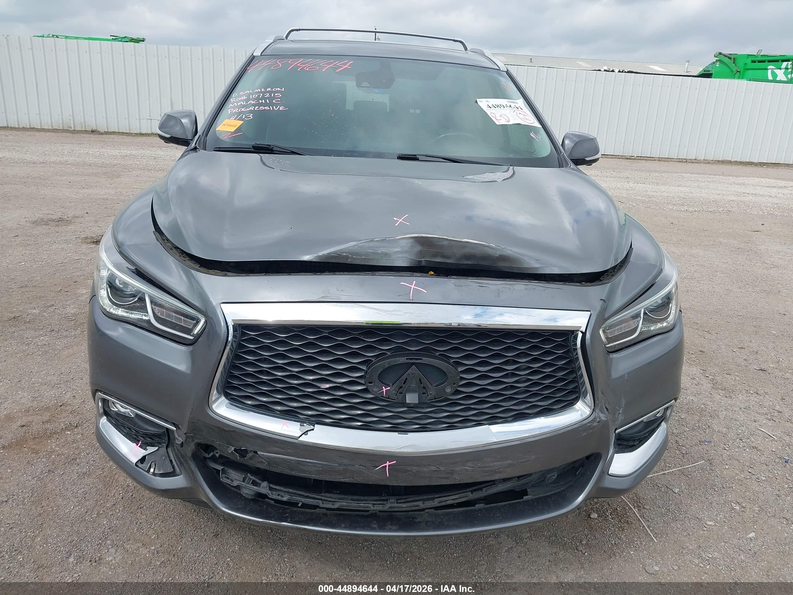 2020 Infiniti Qx60 Luxe Gray vin: 5N1DL0MN1LC543905