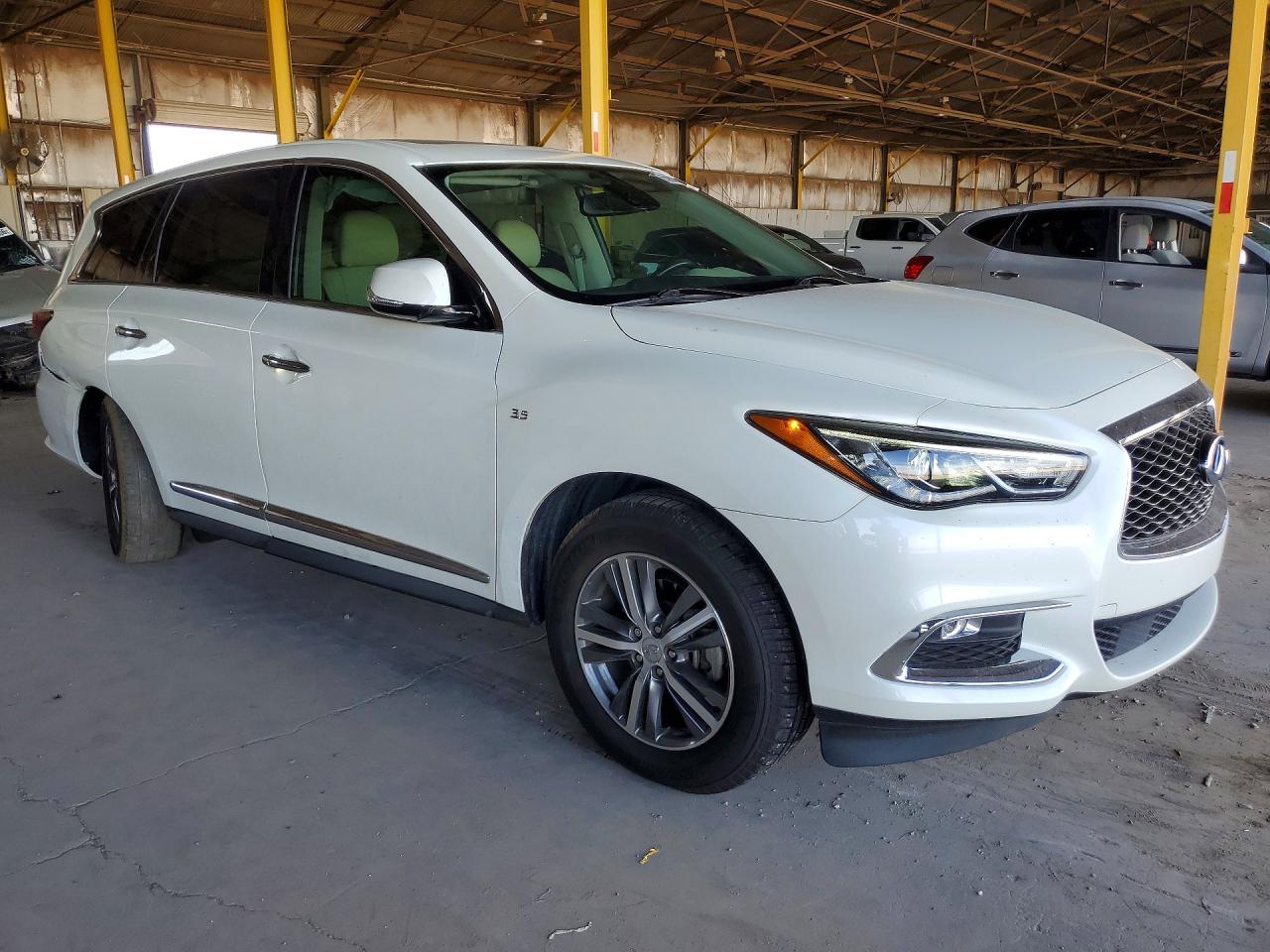 2020 Infiniti Qx60 Pure White vin: 5N1DL0MN2LC518348