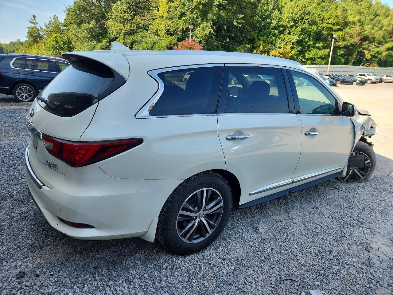 2017 Infiniti Qx60 Base White vin: 5N1DL0MN3HC506314