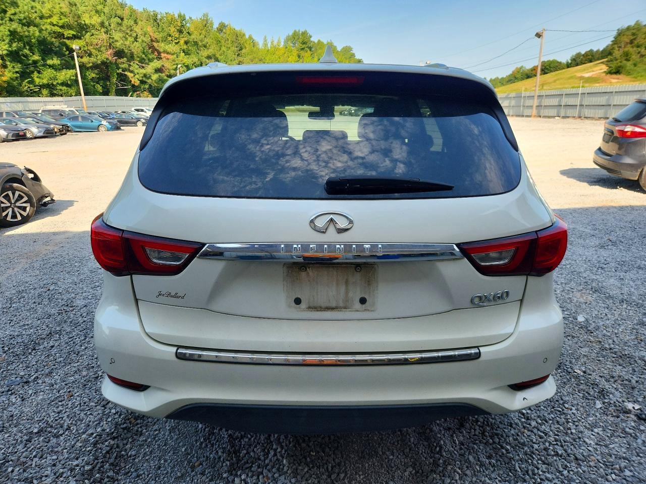 2017 Infiniti Qx60 Base White vin: 5N1DL0MN3HC506314