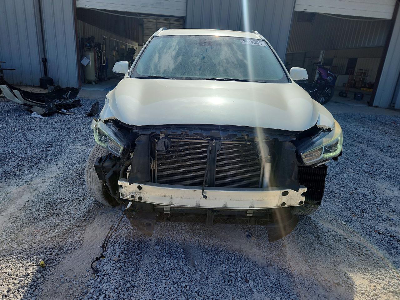 2017 Infiniti Qx60 Base White vin: 5N1DL0MN3HC506314