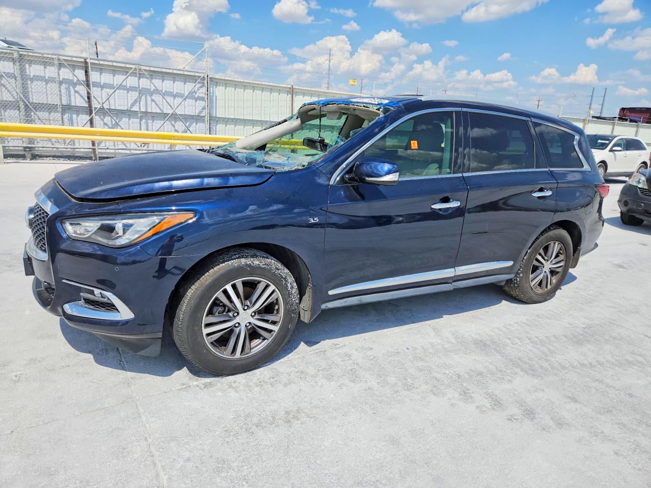 2017 Infiniti Qx60 Base Blue vin: 5N1DL0MN3HC511044
