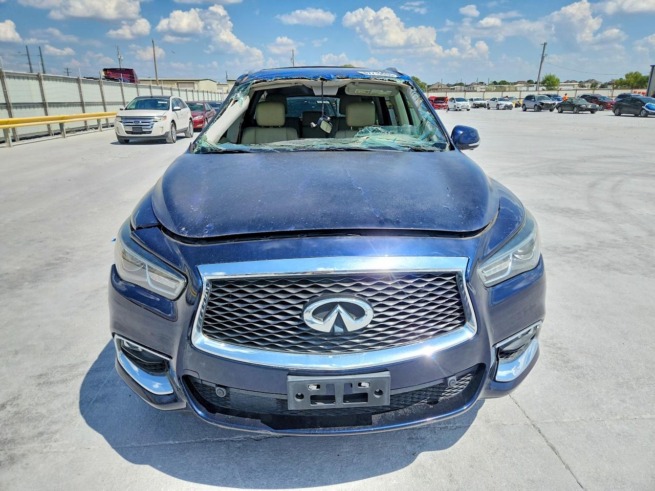 2017 Infiniti Qx60 Base Blue vin: 5N1DL0MN3HC511044