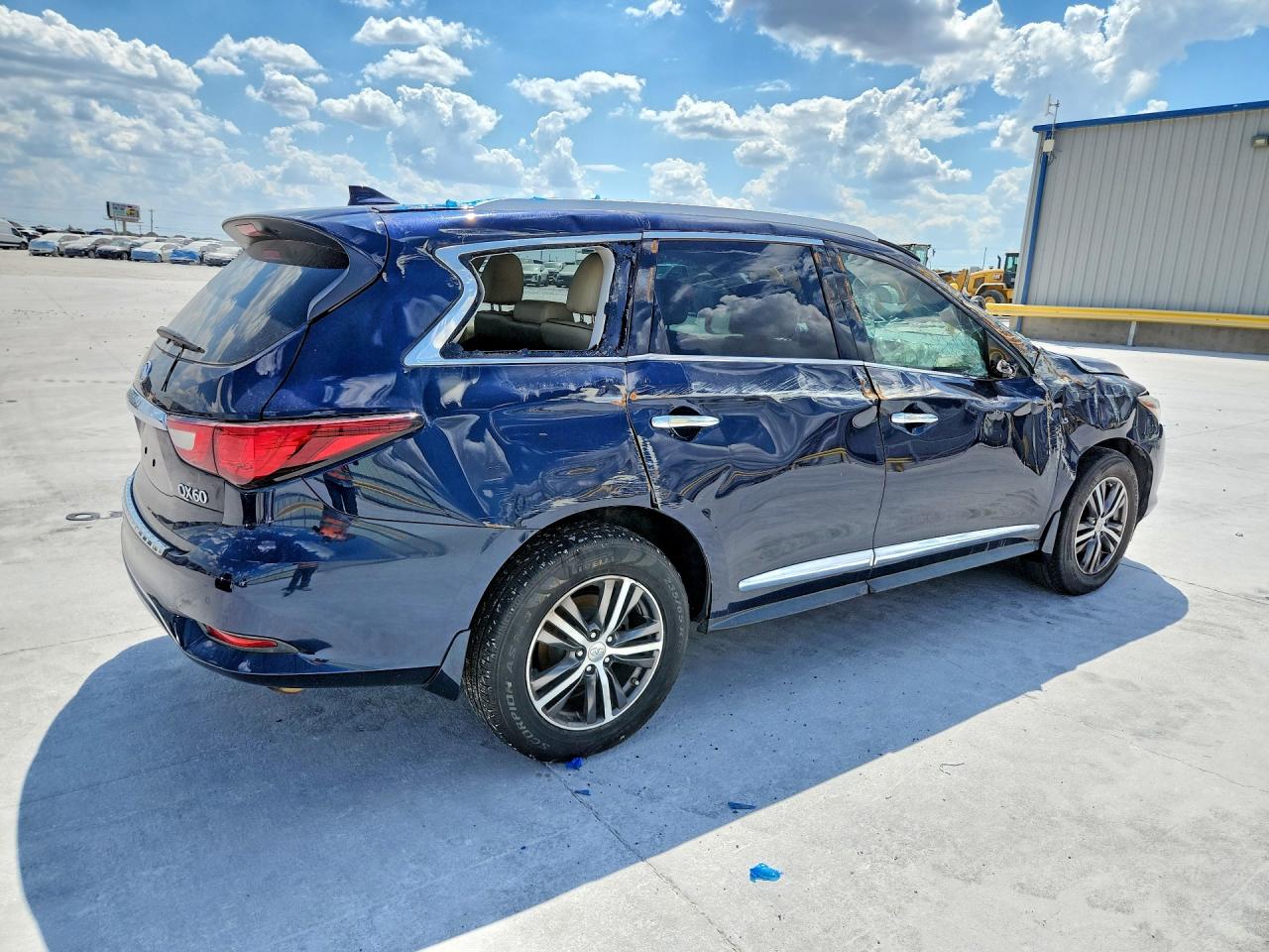 2017 Infiniti Qx60 Base Blue vin: 5N1DL0MN3HC511044