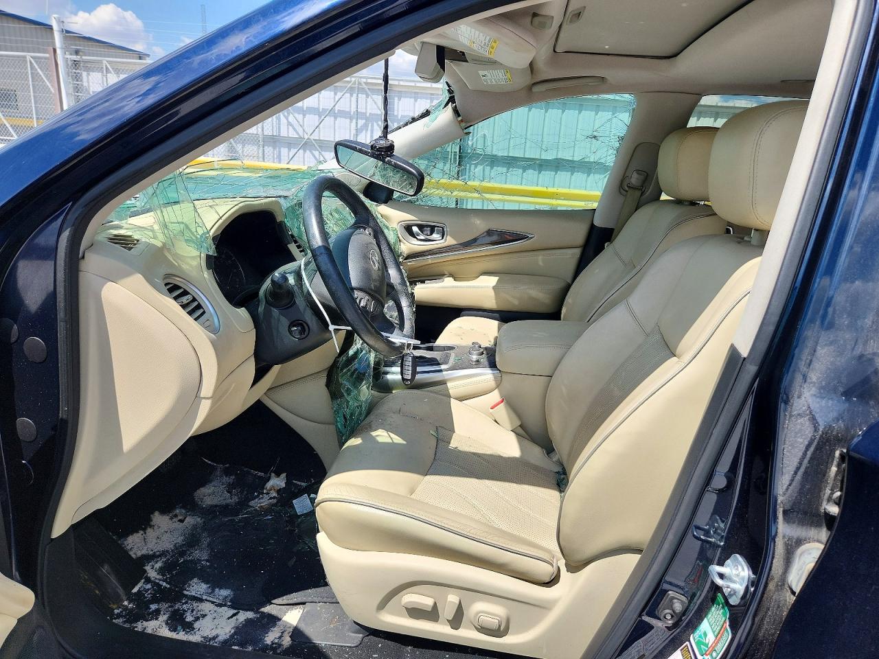 2017 Infiniti Qx60 Base Blue vin: 5N1DL0MN3HC511044