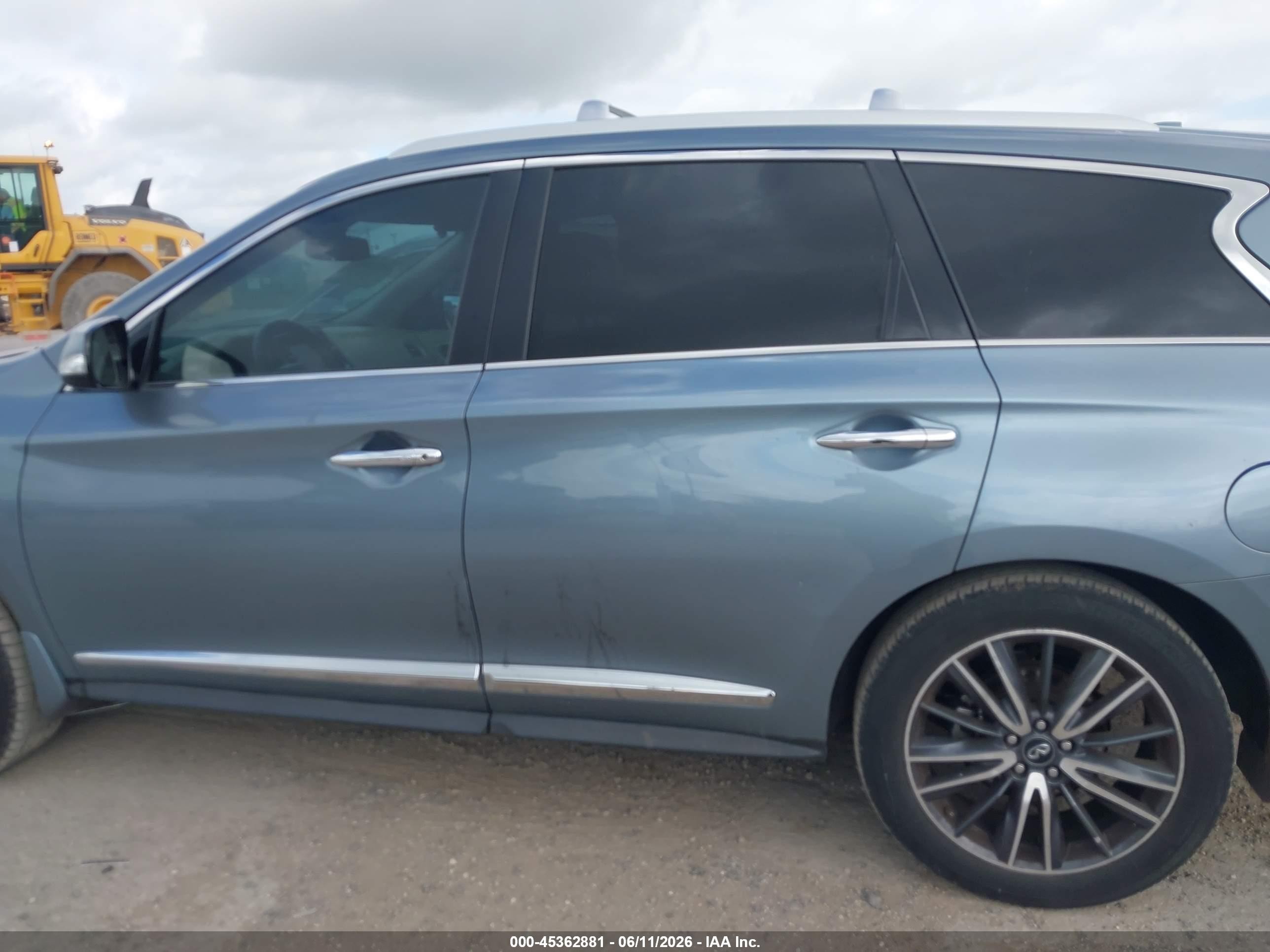 2017 Infiniti Qx60   Blue vin: 5N1DL0MN4HC501316