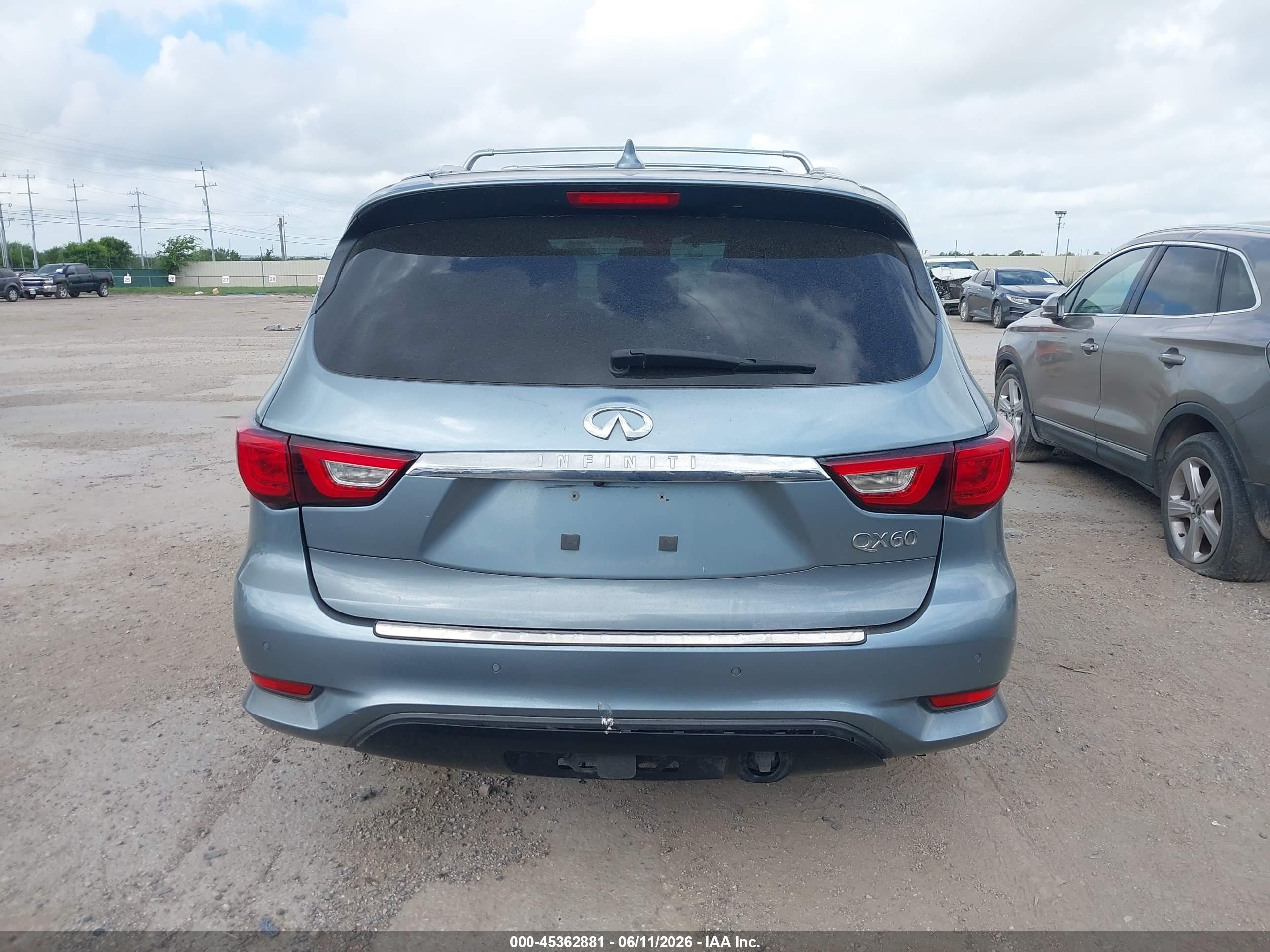 2017 Infiniti Qx60   Blue vin: 5N1DL0MN4HC501316