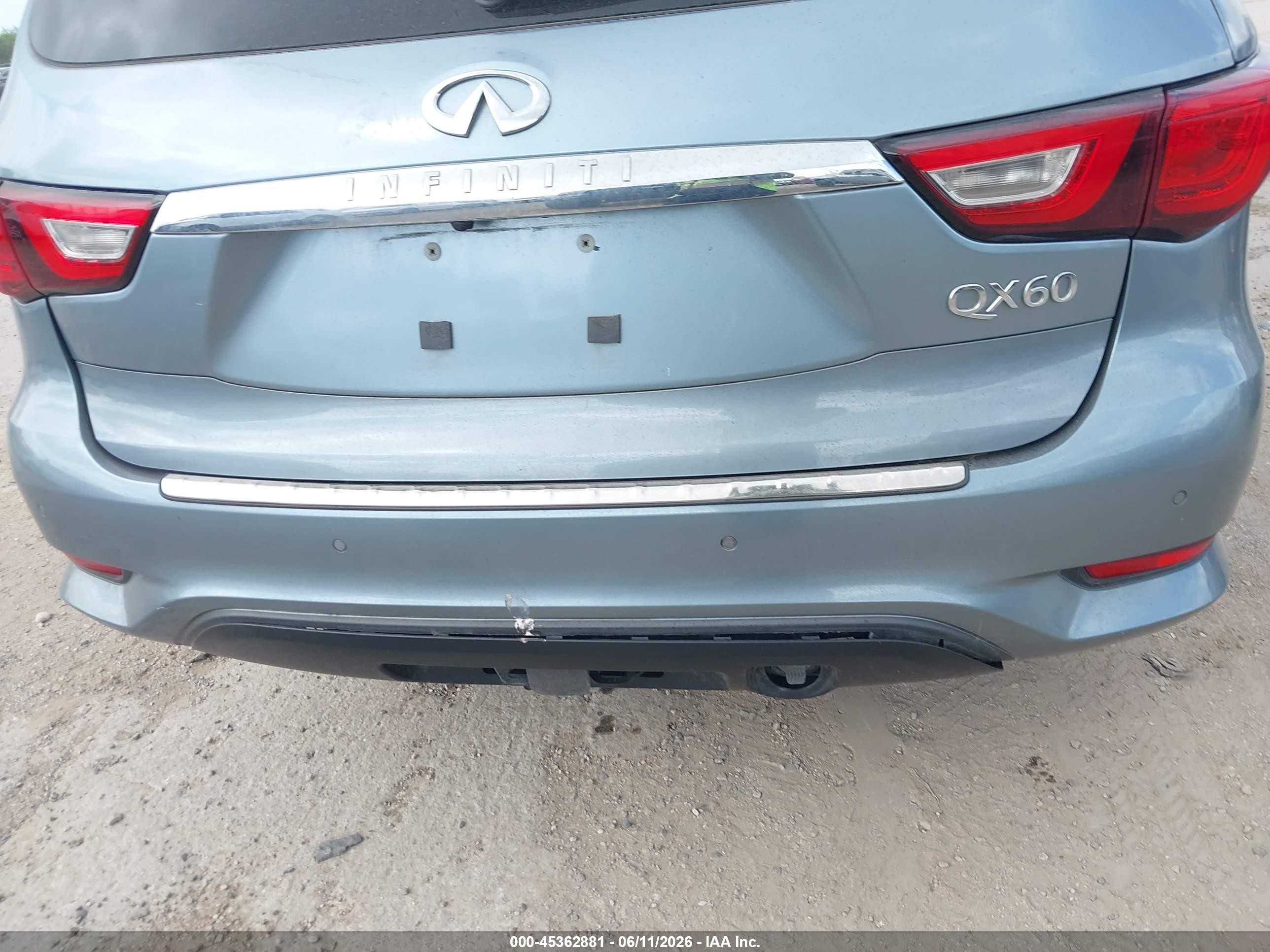 2017 Infiniti Qx60   Blue vin: 5N1DL0MN4HC501316
