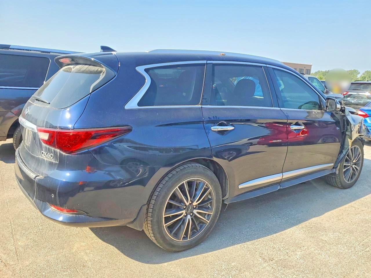 2018 Infiniti Qx60 Base Синий vin: 5N1DL0MN5JC530748