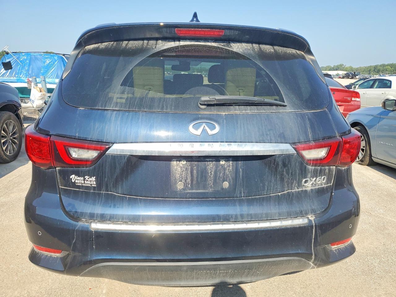 2018 Infiniti Qx60 Base Синий vin: 5N1DL0MN5JC530748