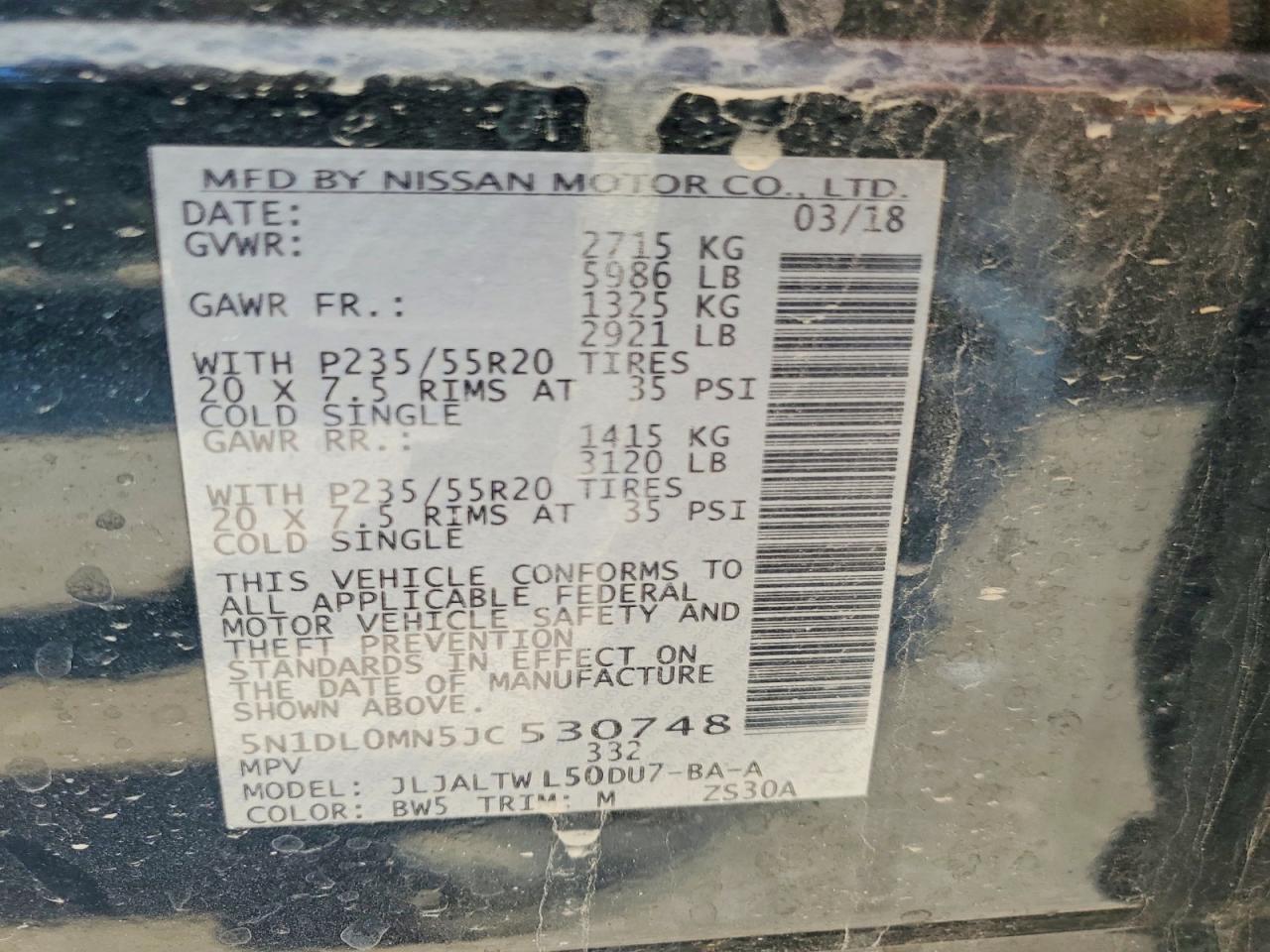 2018 Infiniti Qx60 Base Синий vin: 5N1DL0MN5JC530748