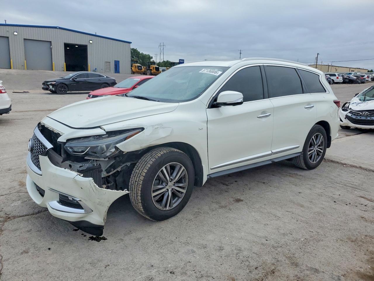 2020 Infiniti Qx60 Luxe Белый vin: 5N1DL0MN5LC543678
