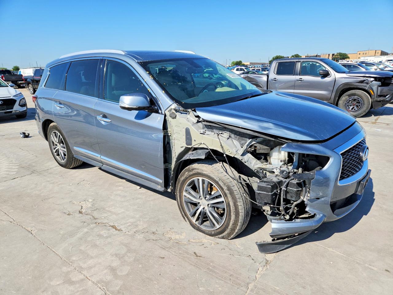 2017 Infiniti Qx60 Base Blue vin: 5N1DL0MN6HC508073