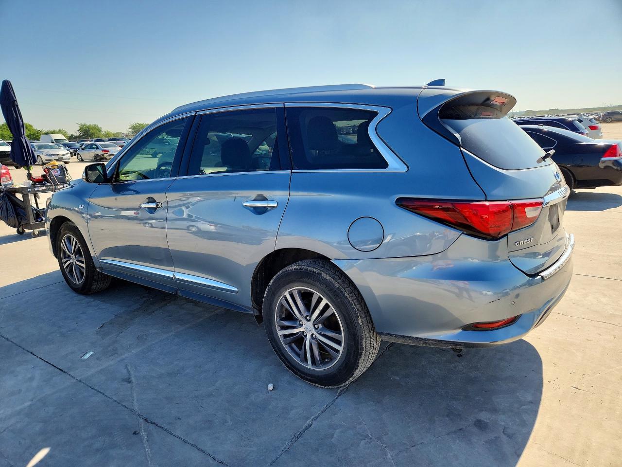 2017 Infiniti Qx60 Base Blue vin: 5N1DL0MN6HC508073