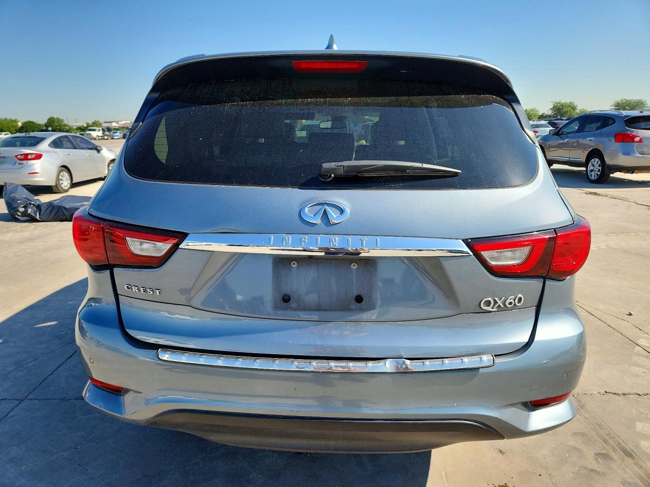 2017 Infiniti Qx60 Base Blue vin: 5N1DL0MN6HC508073