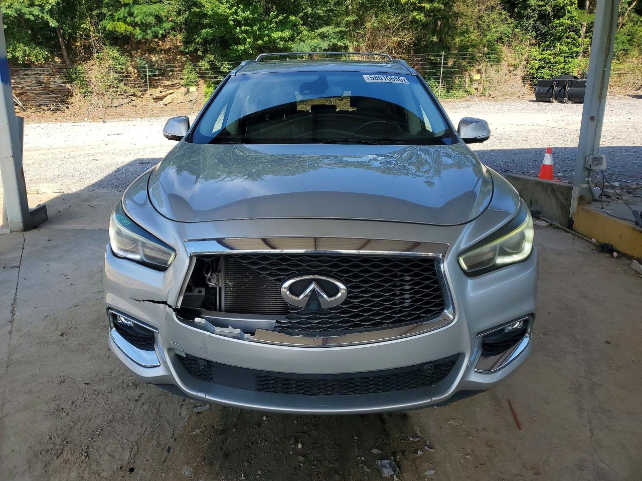 2017 Infiniti Qx60 Base Silver vin: 5N1DL0MN6HC560156