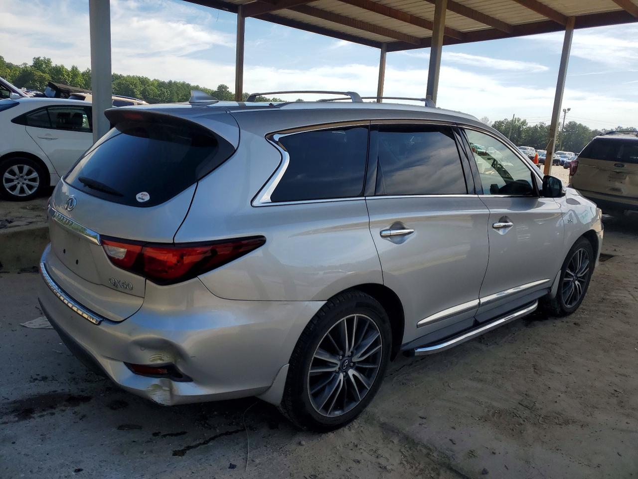 2017 Infiniti Qx60 Base Silver vin: 5N1DL0MN6HC560156