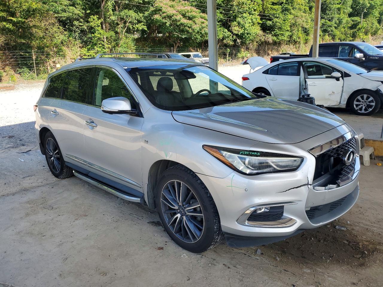 2017 Infiniti Qx60 Base Silver vin: 5N1DL0MN6HC560156