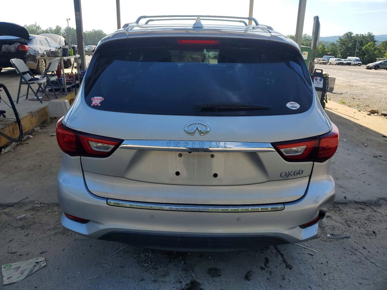 2017 Infiniti Qx60 Base Silver vin: 5N1DL0MN6HC560156