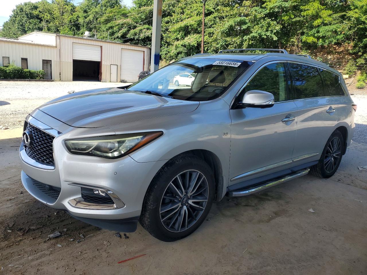 2017 Infiniti Qx60 Base Silver vin: 5N1DL0MN6HC560156